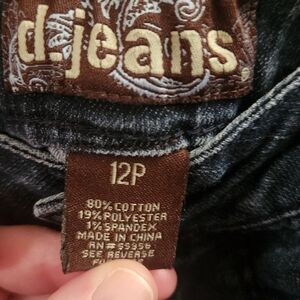 12P dark wash jeans